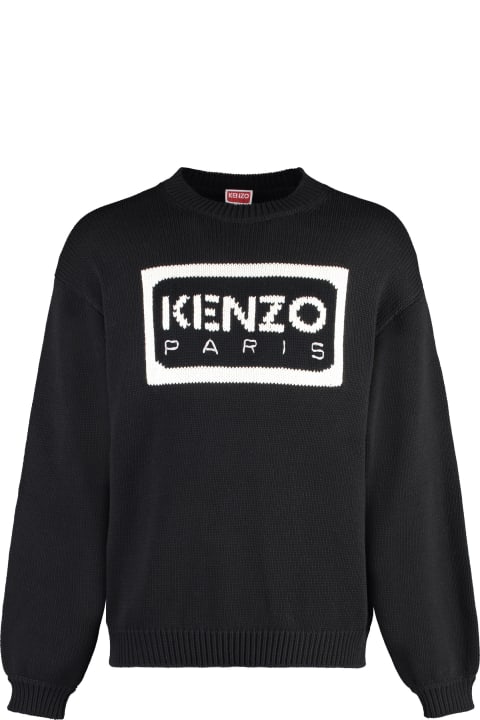Kenzo for Men Kenzo Cotton Blend Crew-neck Sweater