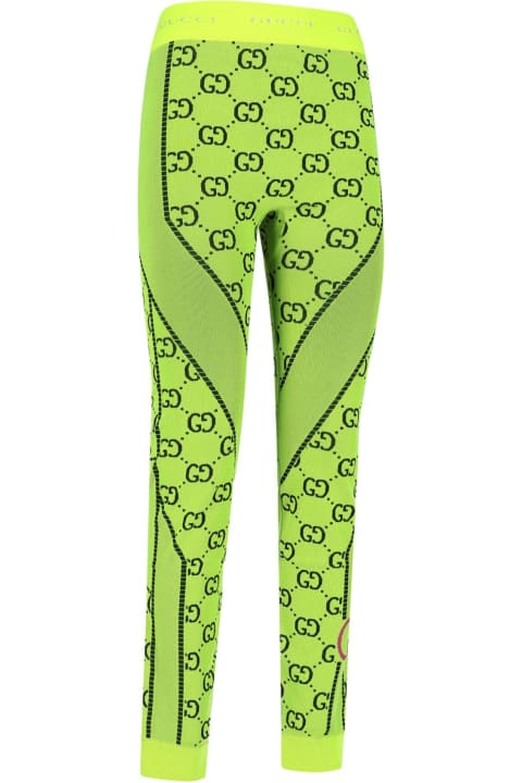 Pants & Shorts for Women Gucci 'jacquard Gg' Leggings