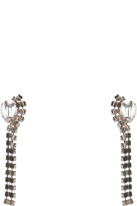 Alessandra Rich for Women Alessandra Rich Crystal Long Earrings