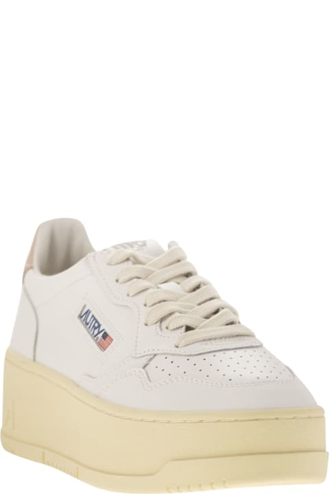 Homeware Autry Medalist Platform - Leather Trainers