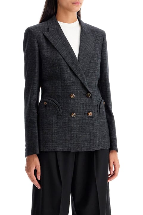 Blazé Milano Coats & Jackets for Women Blazé Milano Hunley Double-breasted Wool Blazer