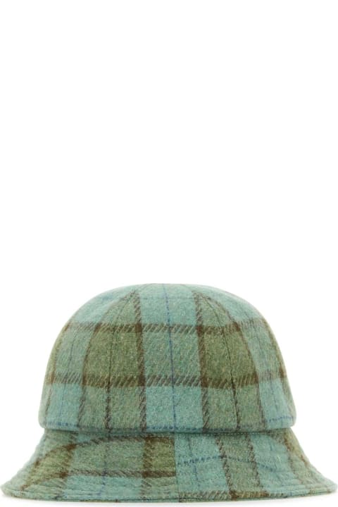 أدوات منزلية Helen Kaminski Embroidered Wool Blend Franz Bucket Hat