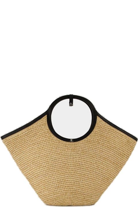 Courrèges Bags for Women Courrèges Maxy Holy Ac Logo Plaque Tote Bag