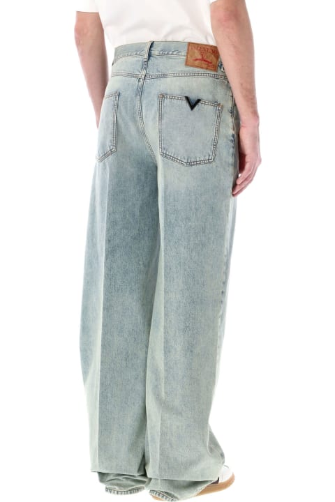 Jeans for Men Valentino Garavani Oversized Denim Jeans