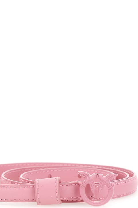 Pinko Belts for Women Pinko 'love Berry' Leather Belt