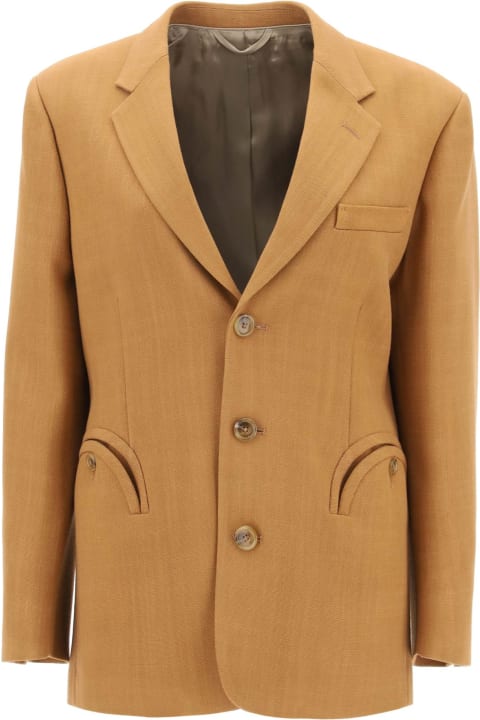 Blazé Milano Clothing for Women Blazé Milano Santana Peanut Nana Single-breasted Jacket