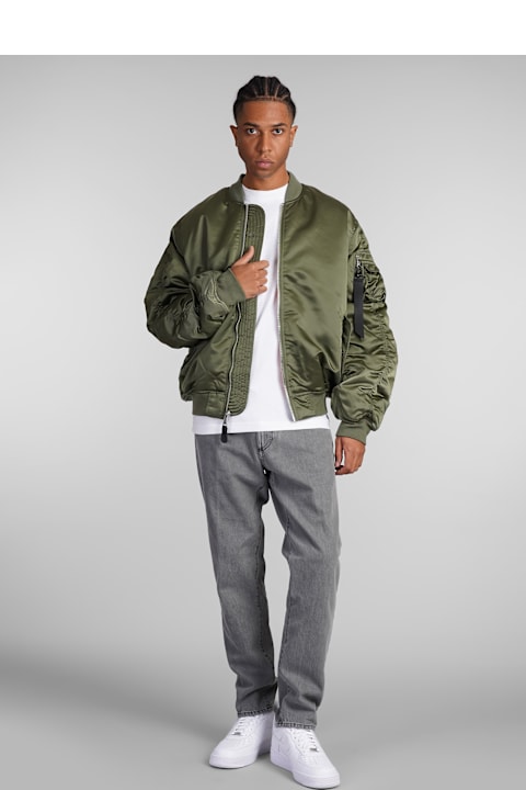 Alpha Industries معاطف وجواكت لـ القسم الرجالي Alpha Industries Ma-1 Uv Bomber In Green Nylon