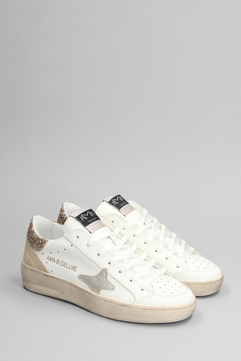 AMA-BRAND Shoes for Women AMA-BRAND Sneakers In White Leather
