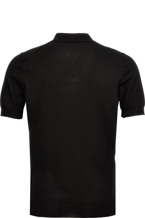 Tagliatore Topwear for Men Tagliatore Knitted Polo Shirt