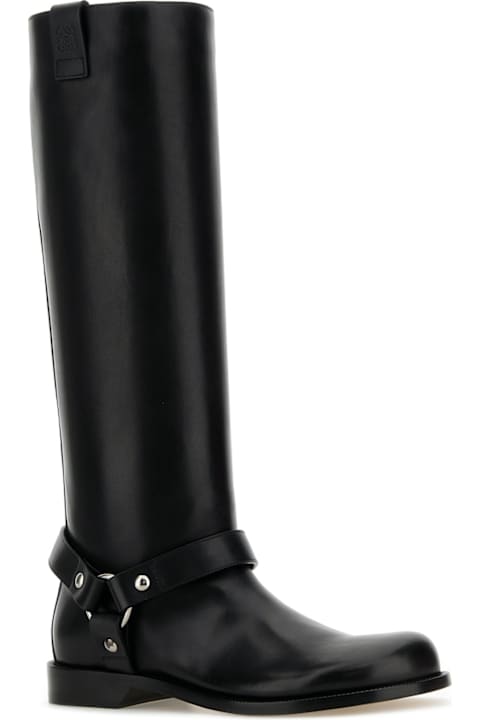 Boots for Women Loewe Campo Biker High Boot