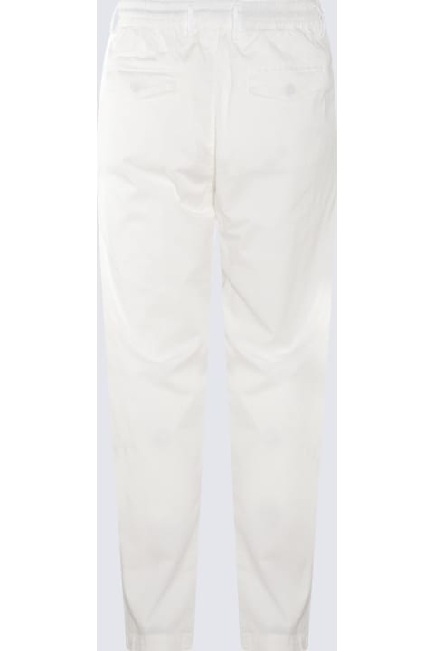 メンズ Eleventyのフリース＆ラウンジウェア Eleventy White Cotton Pants
