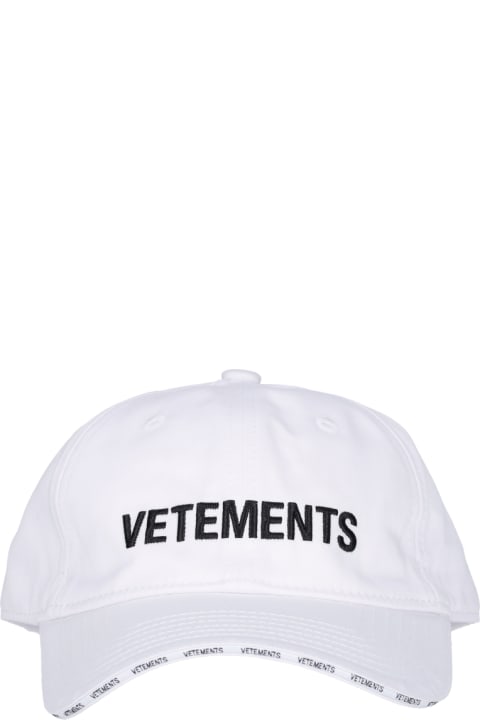 VETEMENTS Hats for Men VETEMENTS Logo Baseball Cap