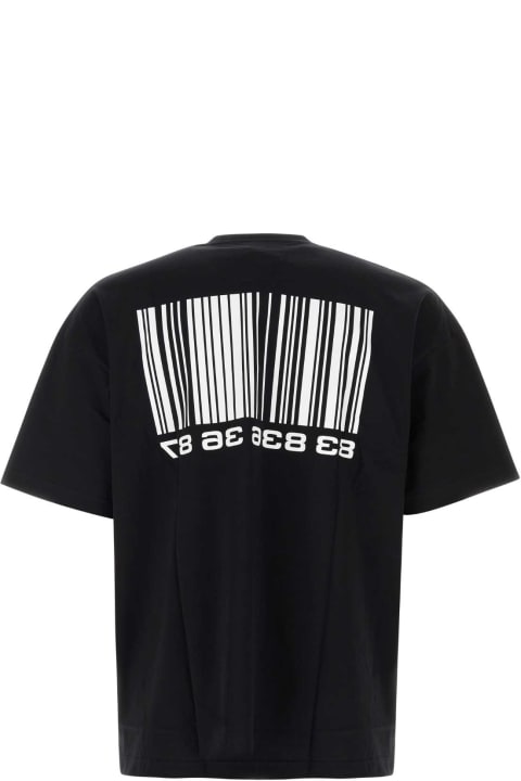 VTMNTS for Men VTMNTS Black Cotton Oversize T-shirt