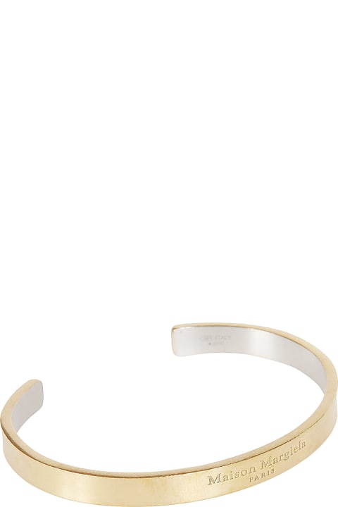 Bracelets for Women Maison Margiela Logo Rigid Bracelet