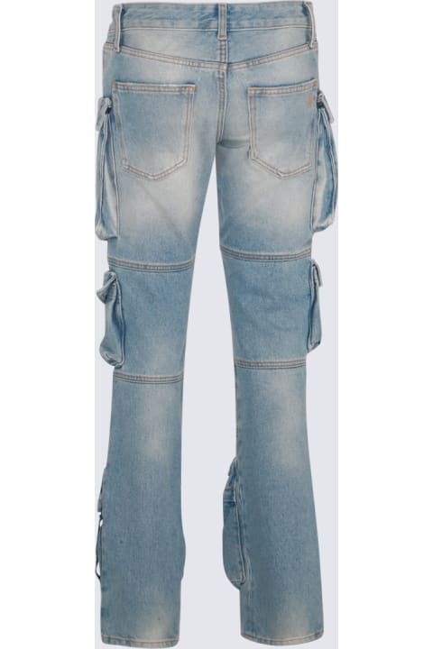 Clothing for Women The Attico Light Blue Cotton Jeans