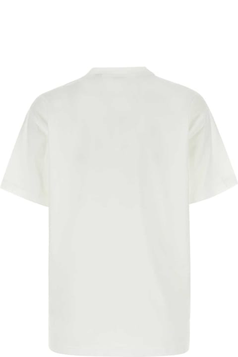 ウィメンズ Burberryのトップス Burberry White Cotton Oversize T-shirt