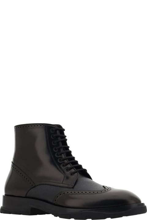 Boots for Men Alexander McQueen Lace Up Boots
