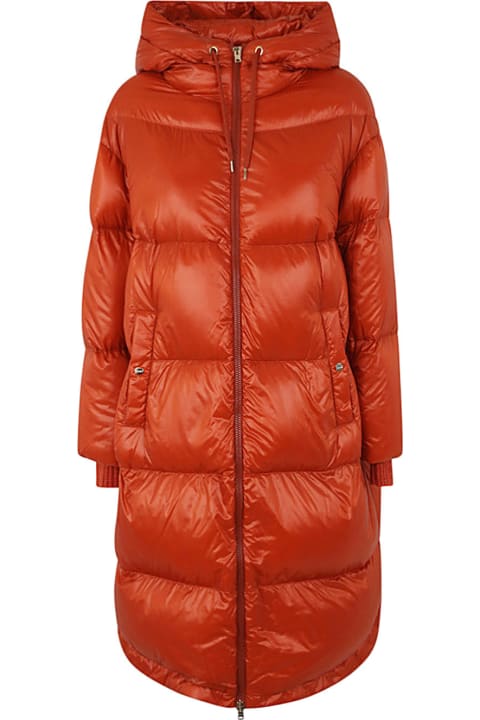 أدوات منزلية Herno Quilted Hooded Drawstring Down Coat