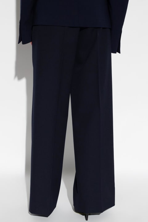 Off-White for Women Off-White Wool Pleat-front Trousers