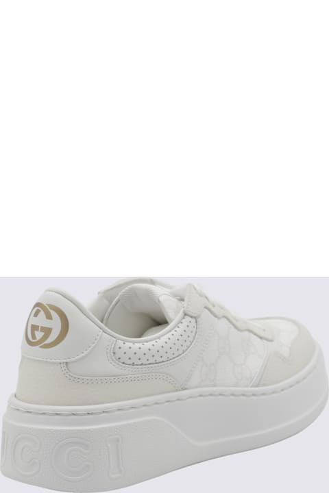 Gucci White Leather Sneakers