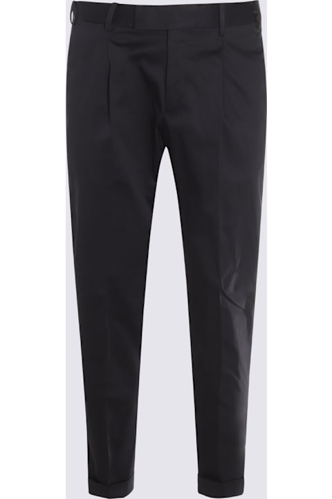 PT Torino الملابس لـ القسم الرجالي PT Torino Naavy Blue Cotton Pants