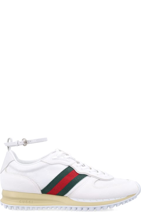 Gucci Re-motion White Gg Nylon Women S Trainer