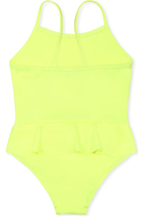 خصم على رُضع أولاد Diesel Yellow Swimsuit For Baby Girl With Logo