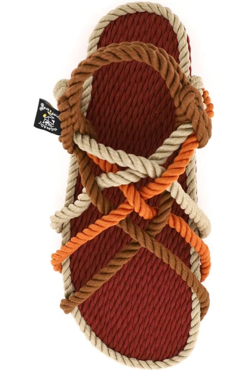 Multicoloured Jc Rope Sandals