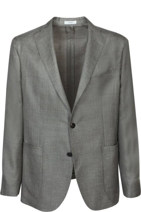 メンズ Boglioliのウェア Boglioli Prince Of Wales Brown/grey Jacket