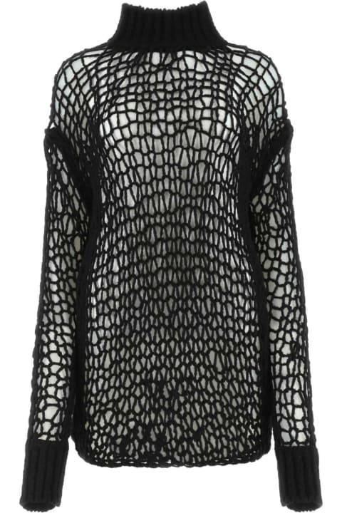 Fashion for Women Ann Demeulemeester Black Wool Blend Sweater