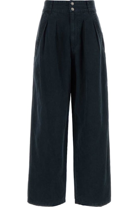 Homeware Marant Étoile Black Denim Wide-leg Nadine Jeans