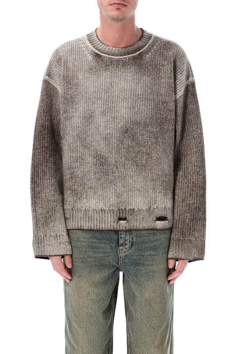 Fashion for Women REPRESENT Represent Reversible Fade Out Rib Knit Sweater