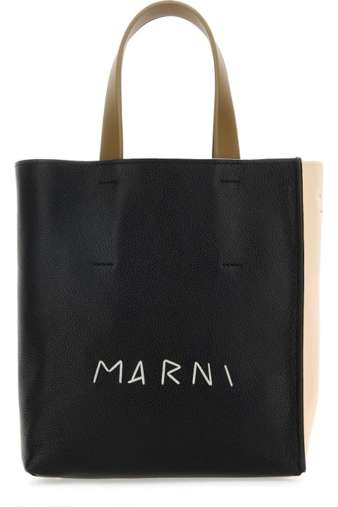 Sale for Women Marni Black Leather Mini Museo Handbag