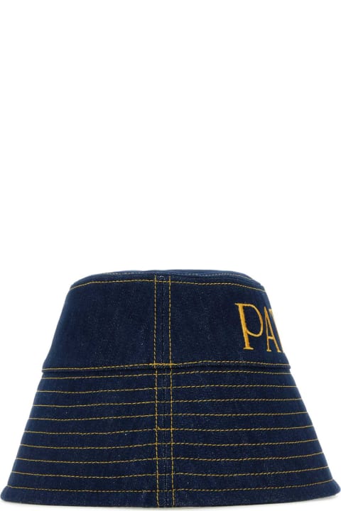 Accessories for Women Patou Dark Blue Denim Hat