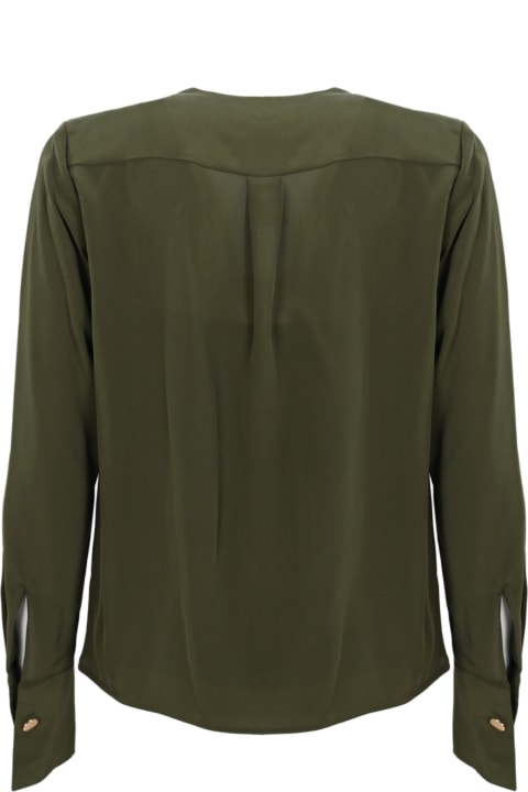 ウィメンズ トップス Max Mara Studio 'barbara' Crepe De Chine Blouse