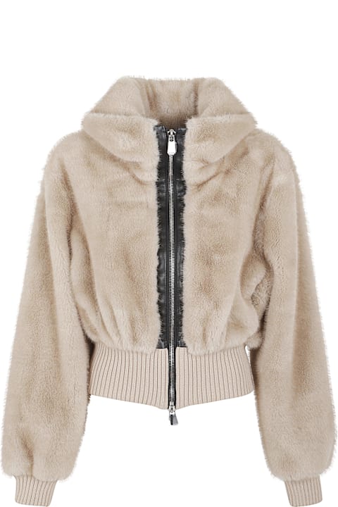 Pinko Bagels Bomber Similpelliccia
