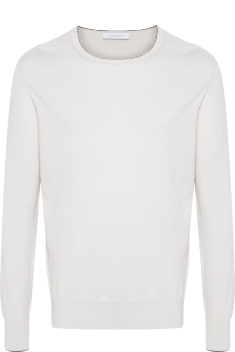 Cruciani Fleeces & Tracksuits for Men Cruciani Light Grey Cotton Sweater