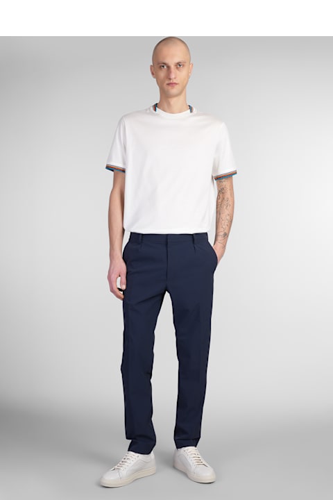 Paul Smith Clothing for Men Paul Smith Pants In Blue Nylon