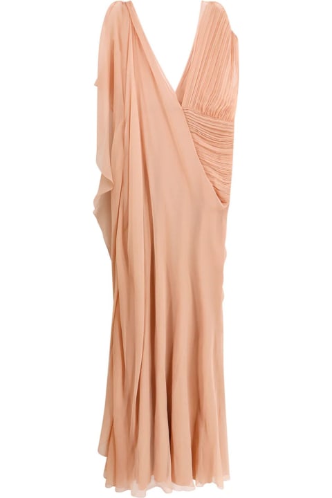 Alberta Ferretti Dresses for Women Alberta Ferretti Long Dress In Organic Silk Chiffon