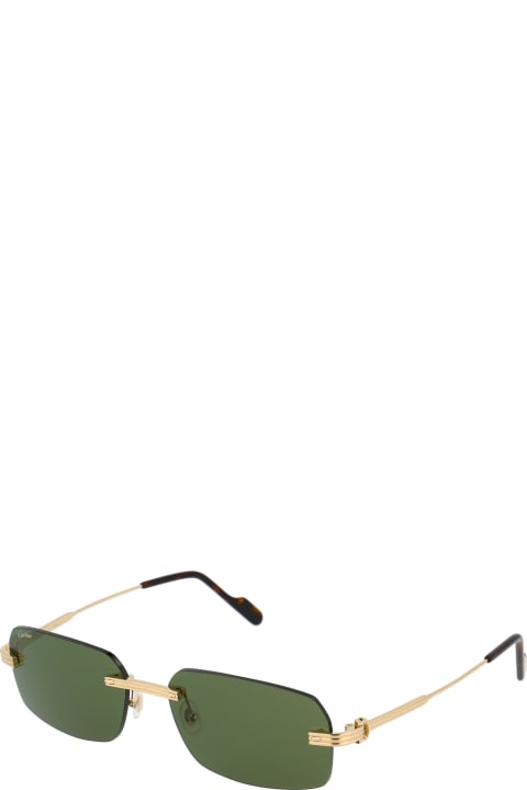 メンズ Cartier Eyewearのアイウェア Cartier Eyewear Ct0271s Sunglasses