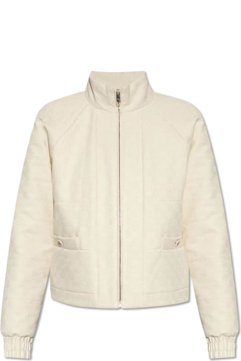 Gucci Clothing for Women Gucci Monogrammed Zip-up Jacket