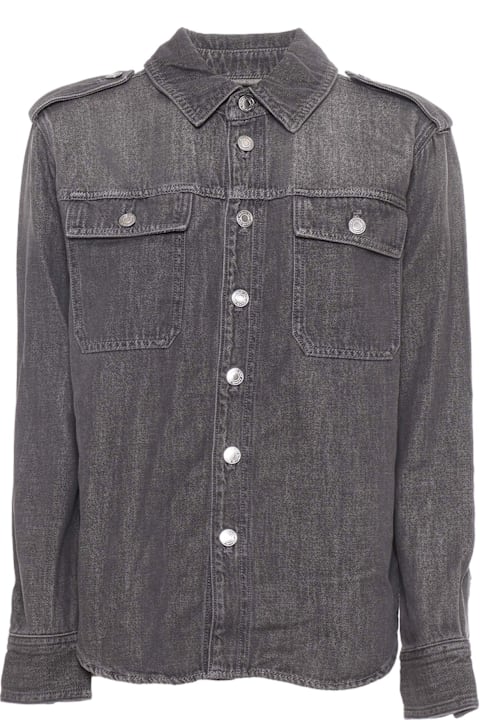 Michael Kors ملابس علوية لـ السيدات Michael Kors Ls Denim Shirt