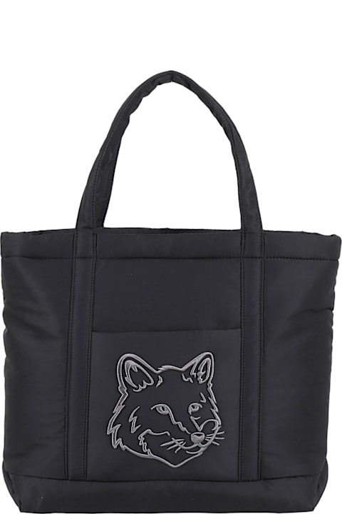 Maison Kitsuné for Women Maison Kitsuné Fox Head Puffer Medium Tote