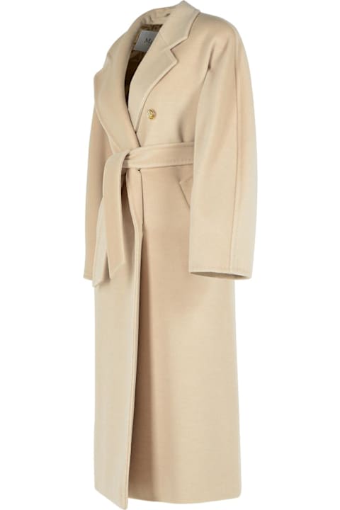 Homeware Max Mara 
ticino
 Beige Virgin Wool Blend Coat