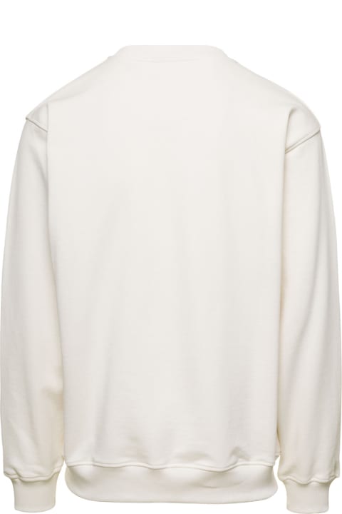Drôle de Monsieur for Men Drôle de Monsieur White 'le Sweatshirt Pinceaux' With Logo In Cotton Man