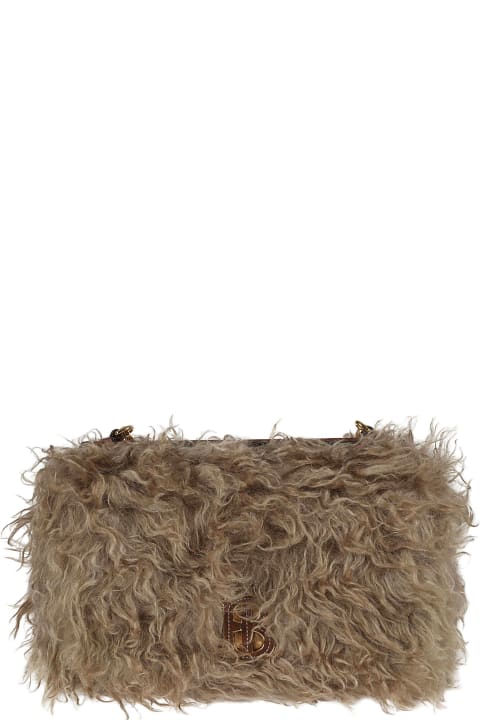 Burberry for Women Burberry Furred Shoulder Bag
