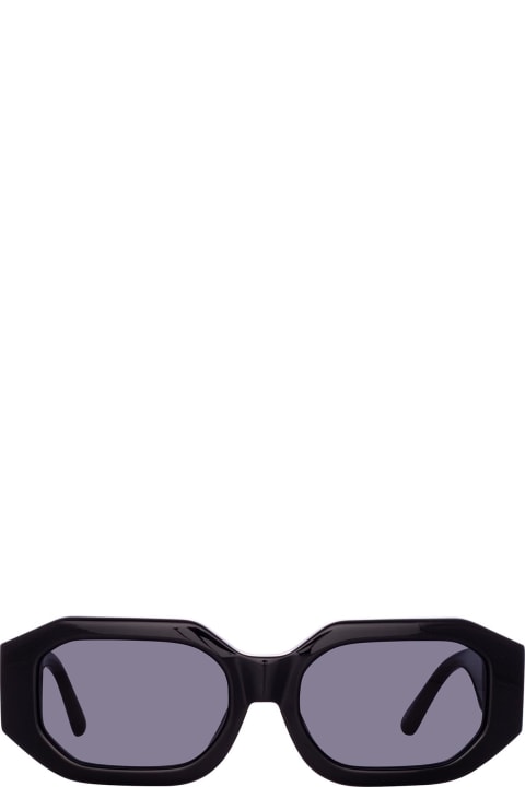 Linda Farrow Eyewear for Women Linda Farrow Attico45 Black / Silver Sunglasses