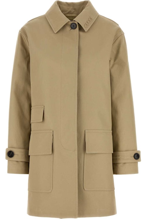 コート PRADA IVORY WOOL BLEND COAT Limestone Wool Blend Coat | PRADA