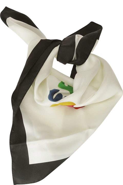 ウィメンズ J.W. Andersonのスカーフ＆ストール J.W. Anderson Logo Printed Satin Scarf