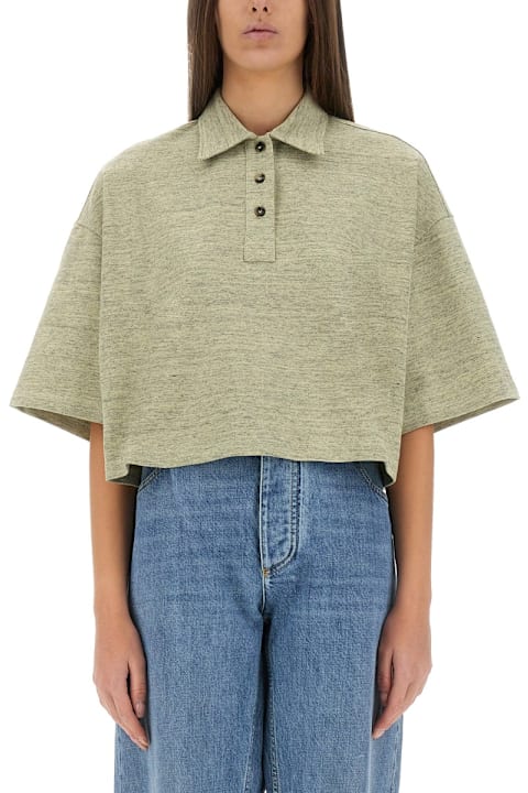 Bottega Veneta Clothing for Women Bottega Veneta Cotton Pique Polo Shirt